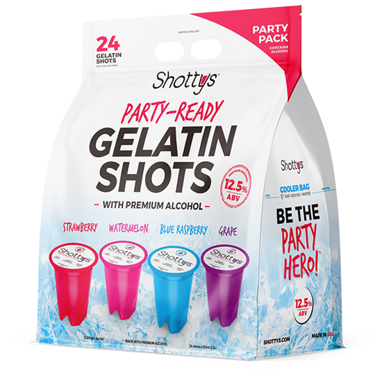 Picture of Shottys Party - Ready Gelatin Shots 24 Pack 1.2L