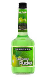 Picture of Dekuyper Sour Apple Pucker Schnapps 1L